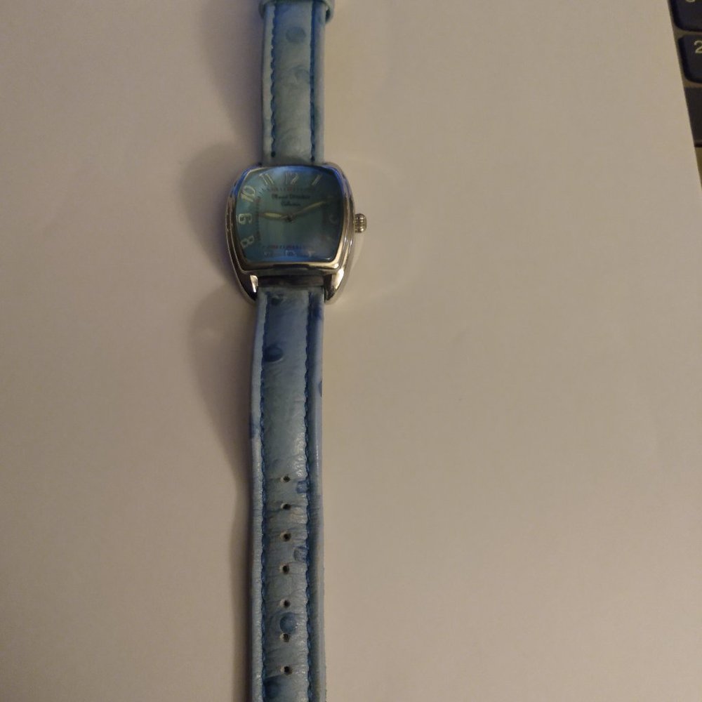 Marcel Drucker Women's Blue Watch Collectable Vintage watch, glow hands